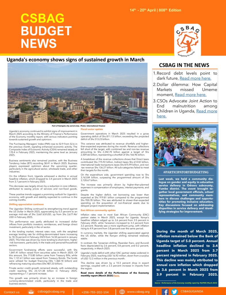 thumbnail of CSBAG BUDGET NEWS. 808 Edition (1)