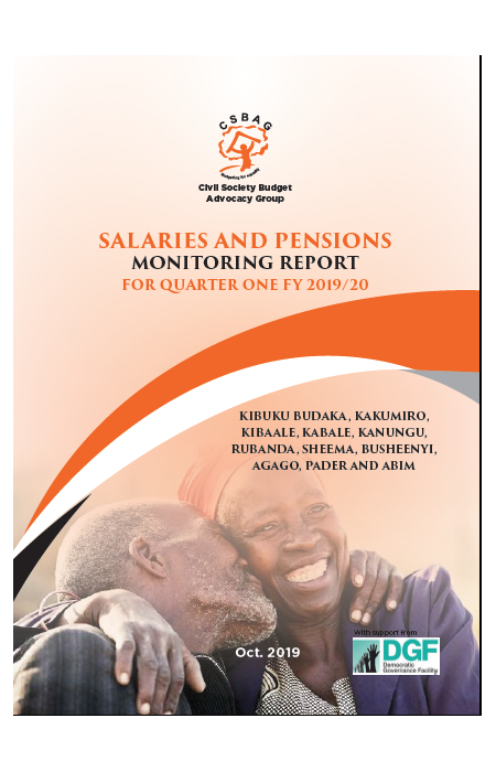 Salaries and Pensions Monitoring Report for Quarter FY 2019/20 Image