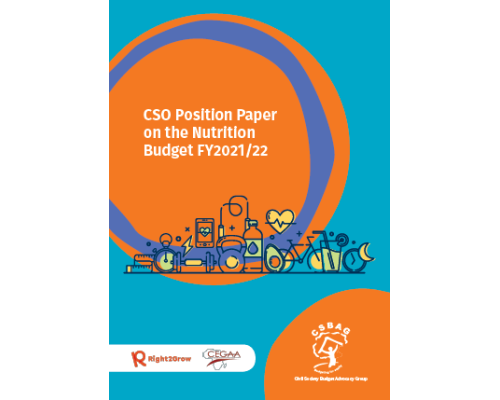 CSO Position Paper on the Nutrition Budget FY2021/22