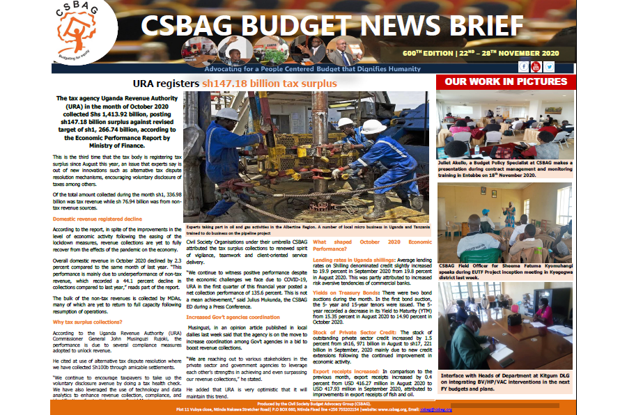 URA registers sh147.18 billion tax surplus