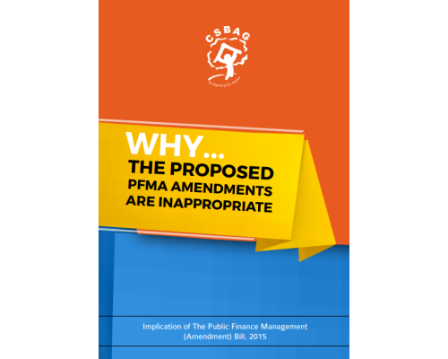 Why The Proposed PFMA 2015 Amendments Are Inappropriate