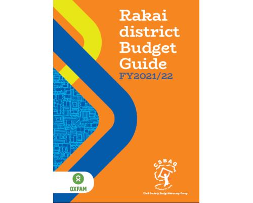 Rakai district Budget Guide FY2021/22