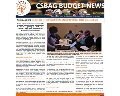 Tororo, Amuria leaders call for