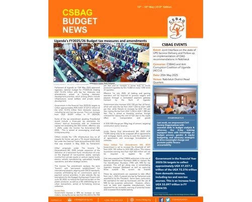 thumbnail of CSBAG WEEKLY NEWS LETTER (EDITION 810)