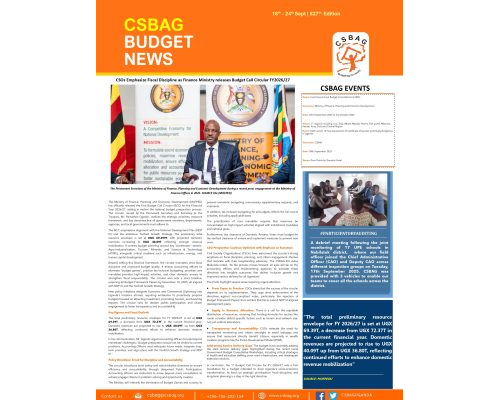 CSOs Emphasize Fiscal Discipline as Finance Ministry releases Budget Call Circular FY2026/27
