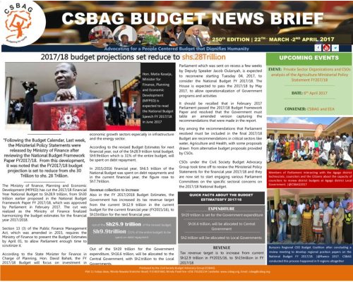 thumbnail of CSBAG BUDGET NEWS 250