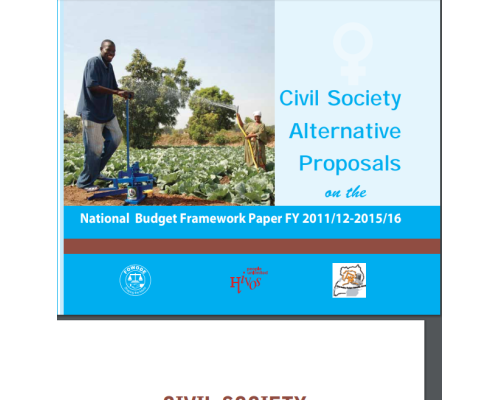 Civil Society Alternative Proposals On The National Budget Framework Paper FY 2011/12-2015/16