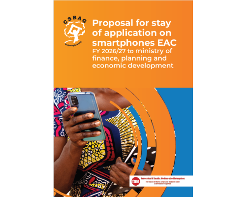 Proposal for stay of application on smartphones EAC FY 2026/27