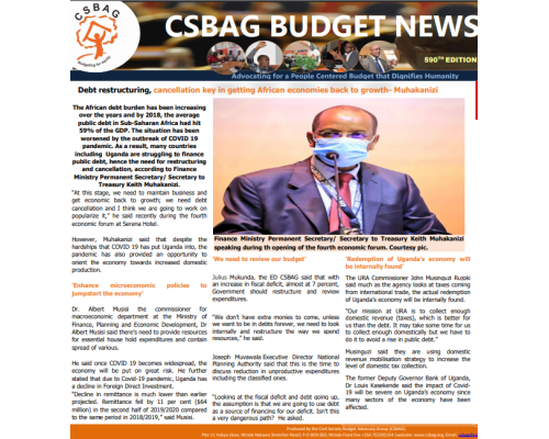 Debt restructuring cancellation