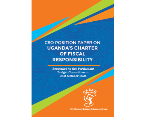 CSO position paper on Uganda’s charter of Fiscal Responsibility