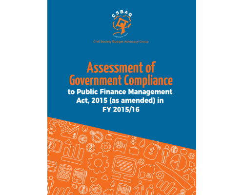 Assessment Of Government Compliance To PFM Act 2015, As (amended) In FY 2015/16