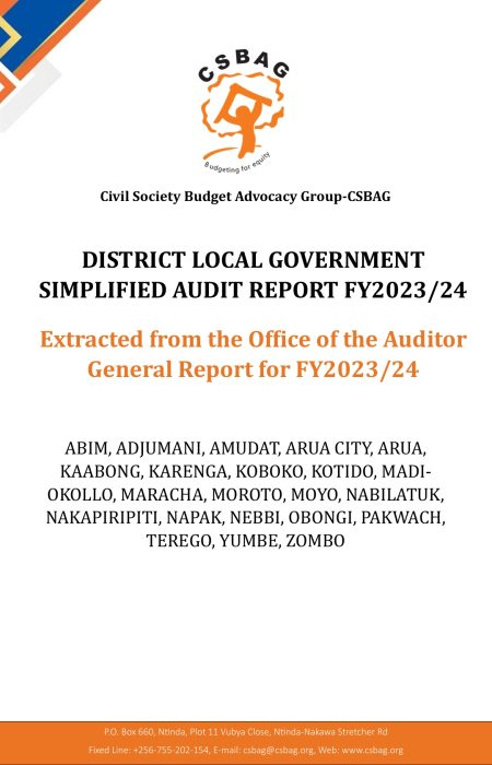 DISTRICT LOCAL GOVERNMENT  SIMPLIFIED AUDIT REPORT FY2023/24 Image
