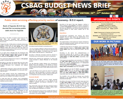 Public debt servicing affecting priority sectors of economy- B.O.U report.