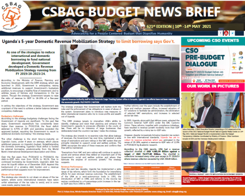 Uganda’s 5-year Domestic Revenue Mobilization Strategy to limit borrowing says Gov’t