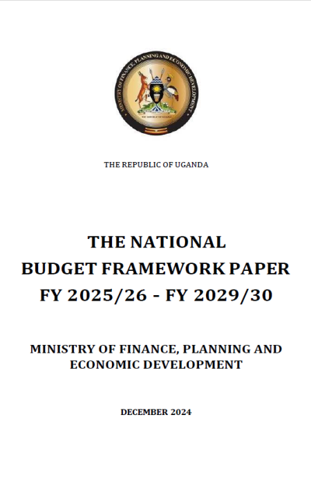 THE NATIONAL BUDGET FRAMEWORK PAPER FY 2025/26 – FY 2029/30 Image