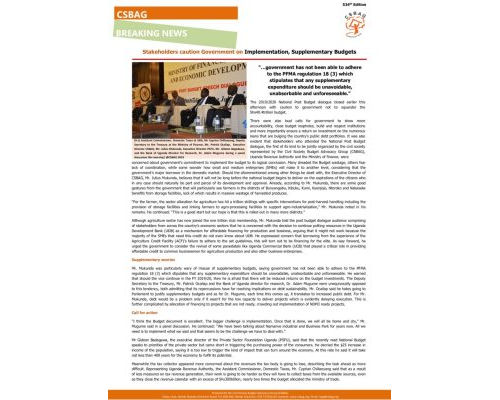 thumbnail of CSBAG NEWS UPDATE 534 20th June 2019