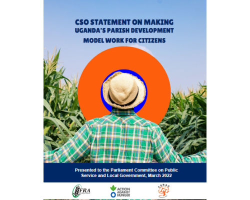 CSO STATEMENT ON MAKING-Uganda’s Parish Development Model Work For Citizens