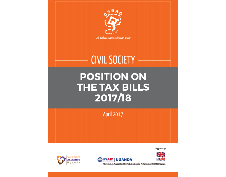 Civil Society Position On Tax Bills FY 2017/18
