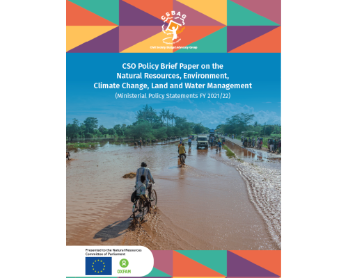 CSO Policy Brief Paper on the Natural Resources, Environment, Climate Change, Land and Water Management-MPS FY2021/22