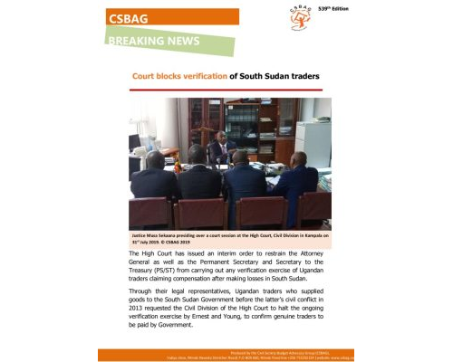 thumbnail of CSBAG NEWS UPDATE 539