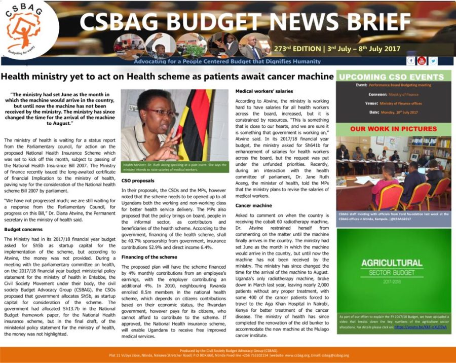 Health ministry yet to act on Health scheme as patients await cancer machine