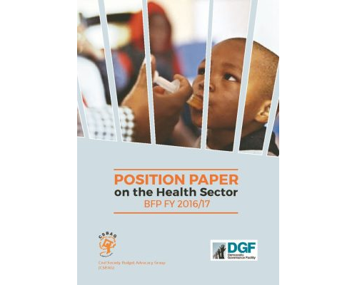 CSO Position Paper On The Health Sector BFP FY 2016/17