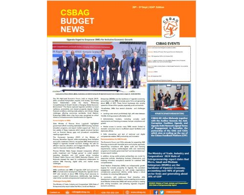Uganda Urged to Empower SMEs for Inclusive Economic Growth