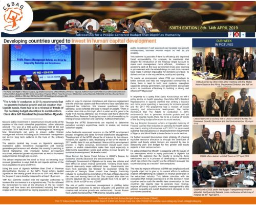 thumbnail of CSBAG BUDGET NEWS.