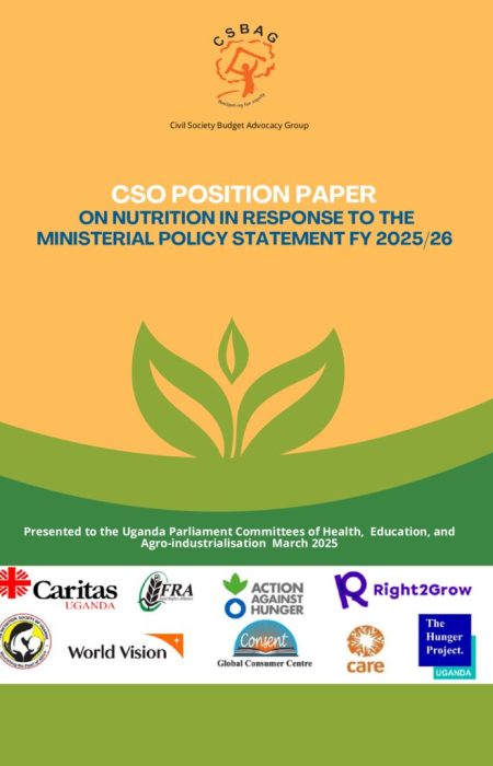 CSO POSITION PAPER ON NUTRITION IN RESPONSE TO THE MINISTERIAL POLICY STATEMENT FY 2025/26 Image