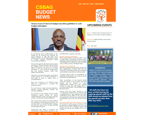 Finance issues FY2023/24 budget execution guidelines to curb budget indiscipline