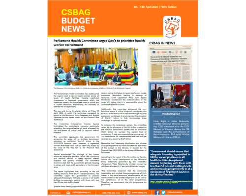 Parliament Health Committee urges Gov’t to prioritize health worker recruitment