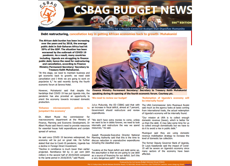 Debt restructuring cancellation