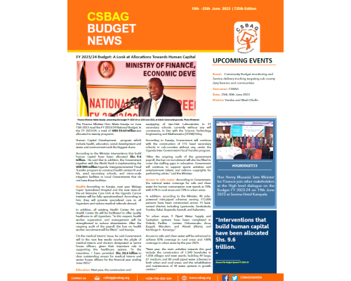 FY 2023/24 Budget: A Look at Allocations Towards Human Capital