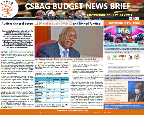 Auditor General defers 1,520 audits over COVID-19 and limited funding