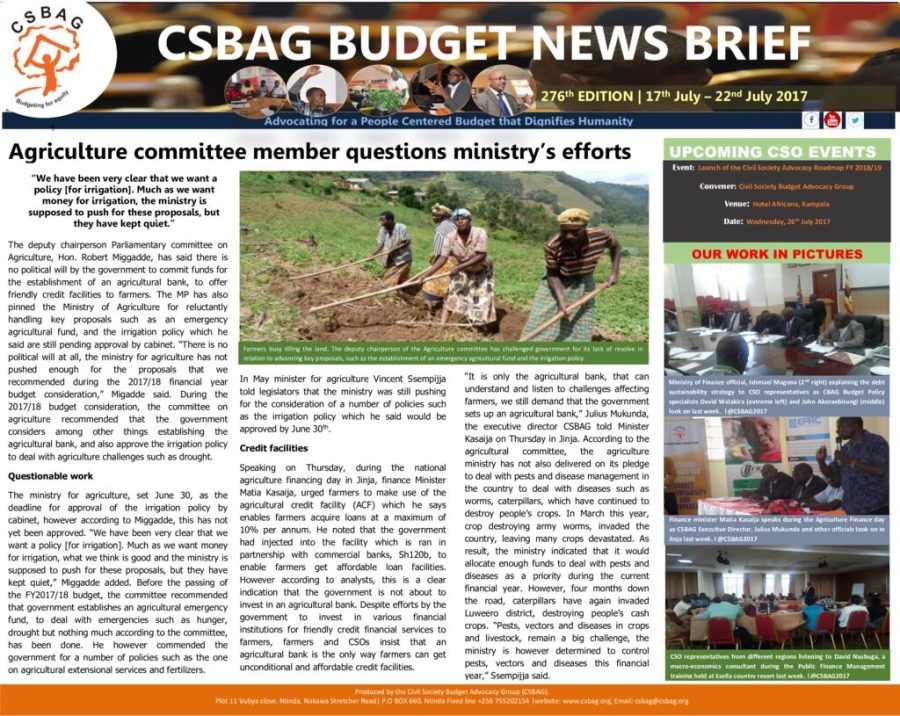 Agriculture committee member questions ministry’s efforts