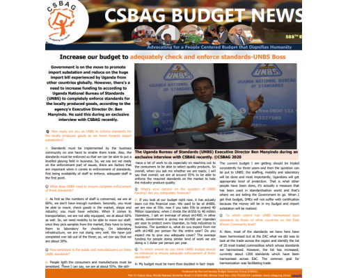 Increase our budget to adequately check and enforce standards