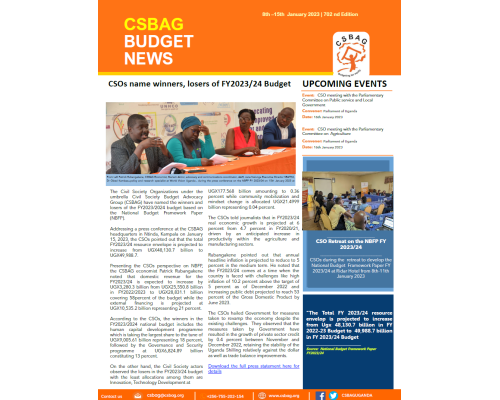 CSOs name winners, losers of FY2023/24 Budget