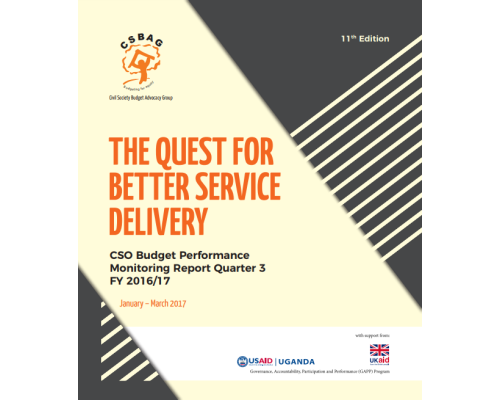 CSO Budget Performance Monitoring Report Q3 FY 2016/17