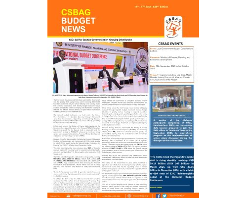 CSOs Call for Caution Government on Growing Debt Burden