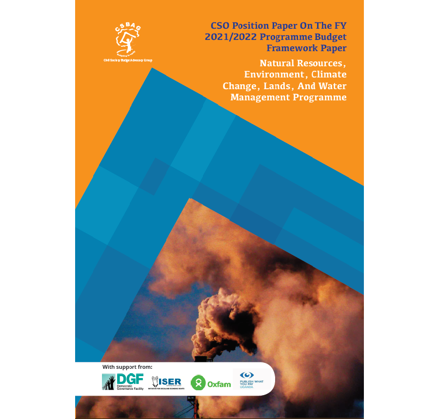 CSO Position paper on the FY 2021/2022 Programme Budget Framework paper