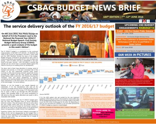 thumbnail of CSBAG BUDGET NEWS 184