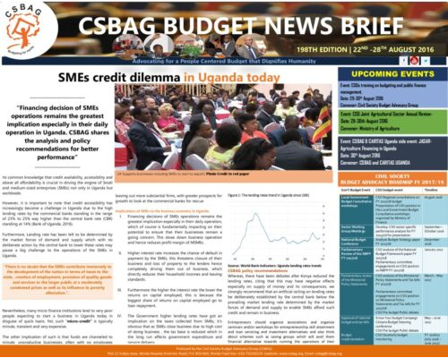 thumbnail of CSBAG BUDGET NEWS.198th edition 29th Aug 2016