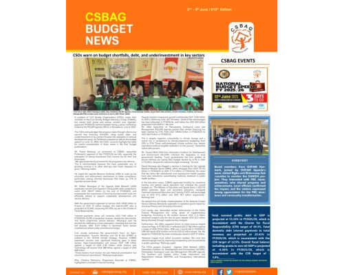 thumbnail of CSBAG WEEKLY NEWS LETTER (EDITION 813)