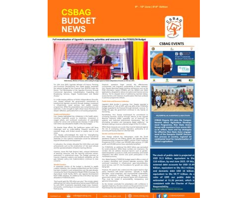 thumbnail of CSBAG WEEKLY NEWS LETTER (EDITION 814)