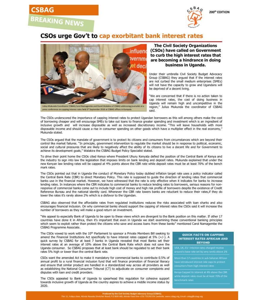 CSOs urge Gov