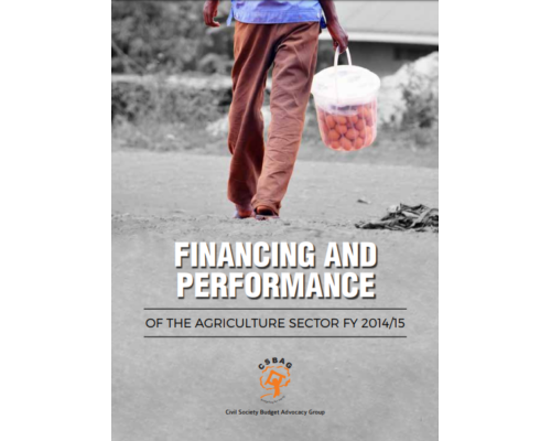 Financing And Performance Of The Agriculture Sector FY 2014/15