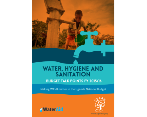 Water Hygiene And Sanitation Budget Talk Points FY 2015-16