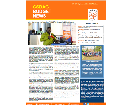 LGBC Workshops Set Uganda’s FY2025/26 Budget for 10 fold Growth