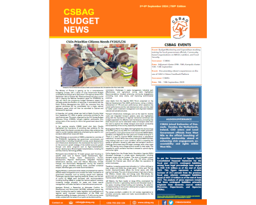 CSOs Prioritize Citizens Needs FY2025/26