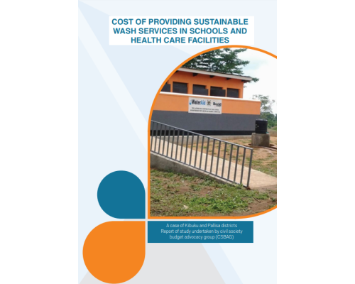 Cost Of Providing Sustainable WASH Services In Schools And Health Care Facilities.